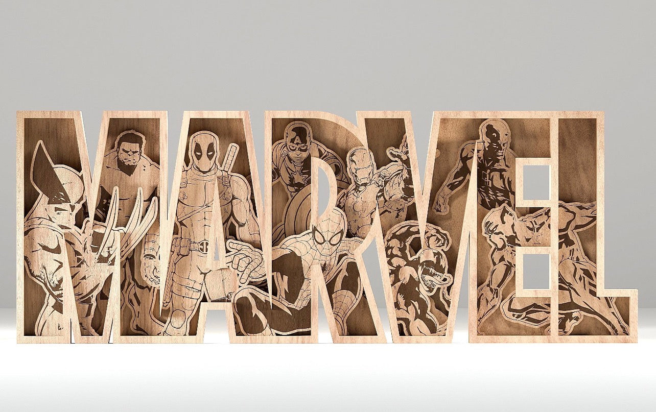 Marvel sign (add your text )