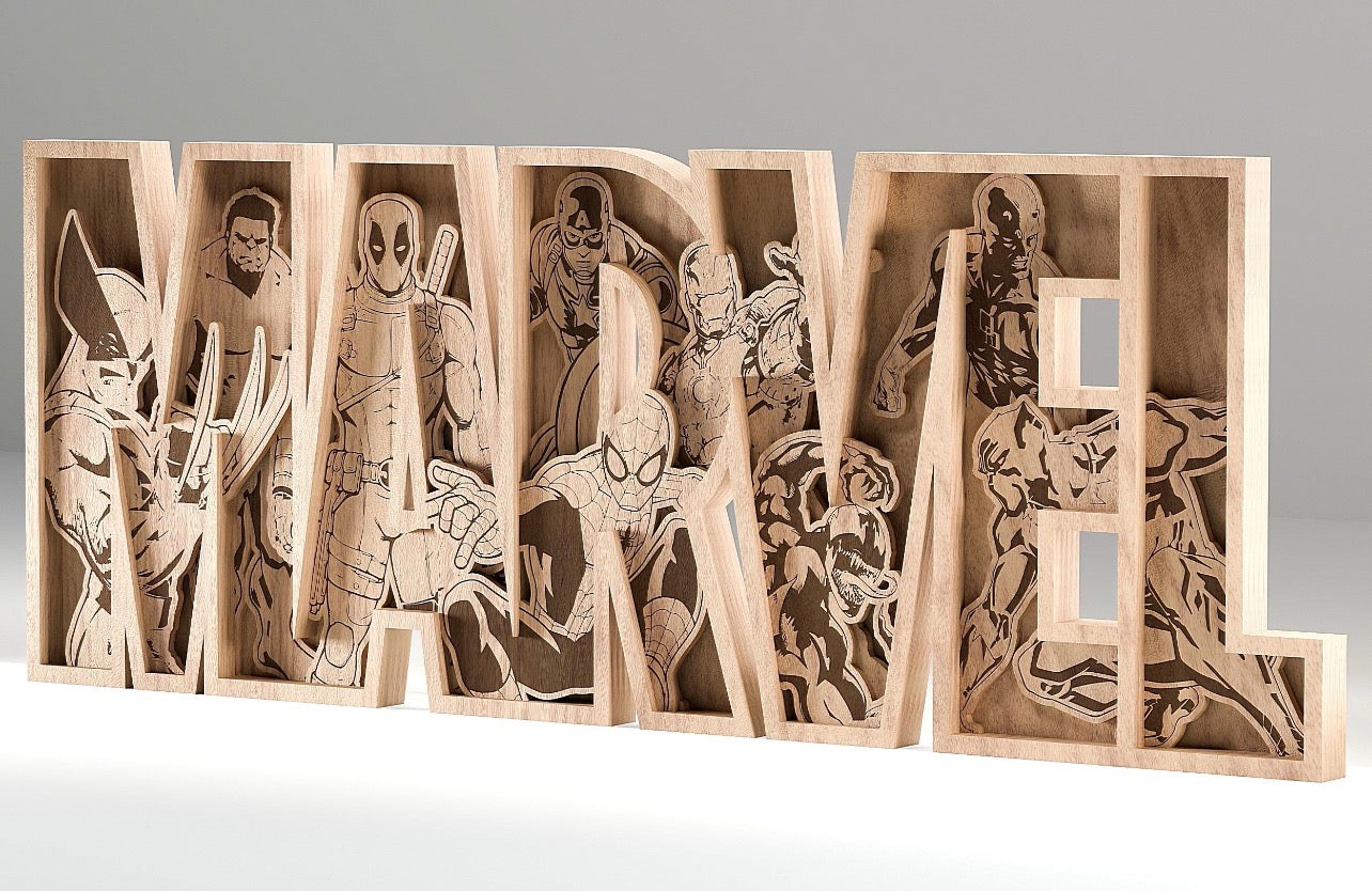 Marvel sign (add your text )