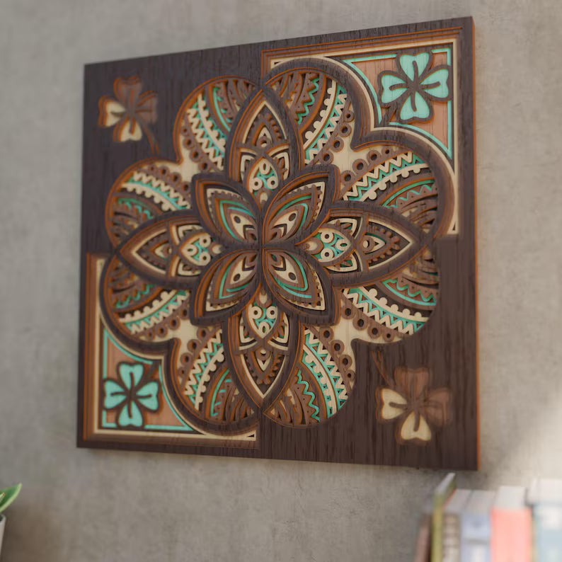 Layered Four Leaf Clover