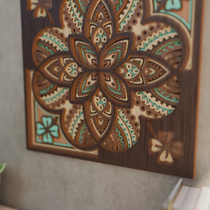 Layered Four Leaf Clover